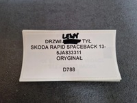 фото thumb №8, Дверь левый задняя skoda rapid spaceback 13- оригинал 5ja833311