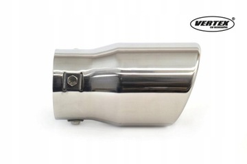 фото thumb №12, Наконечник вихлоп сталь нержавіюча хром fi90mm