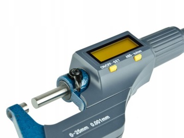 ЭЛЕКТРОННЫЙ МИКРОМЕТР 0–25 мм 0,001 мм CASE G01487 LCD PRECISION GEKO