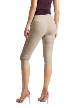 SPODNIE krókie RYBACZKI jeans j.szary 322 36 S