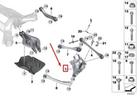 фото thumb №1, Bmw z4 g29 rear правий wheel carrier 33306878626 6878626