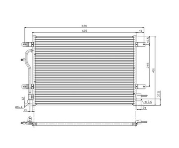 фото thumb №8, Радіаторів кондиціонера do audi a4 b6 2000-2004 8e0260403b