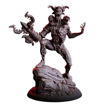 Three Headed Aberration Figurka RPG DnD Pathfinder