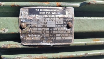 Мотор-редуктор VEM 3 кВт, 100 об/мин.