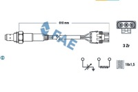 фото thumb №2, Fae 77118 датчик лямбда-зонд