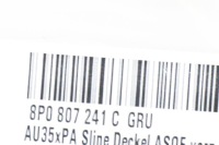 Audi a3 8p передній бампер s-line захист фаркоп буксирувальний права nowa oryg Київ, фото thumb