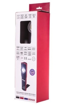 УФ инспекционная лампа, COB LED, 10Вт+УФ, ROOKS