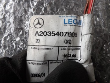 фото thumb №5, Mercedes c клас w203 джгут установка двері правий лівий перед a2035407608