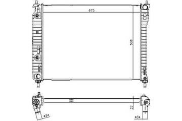 фото thumb №1, Nissens радіаторів двигуна chevrolet captiva opel a