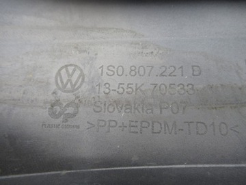 фото thumb №11, Vw up! бампер перед 1s 12-16 1s0807221d