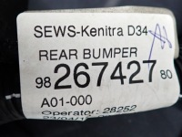 фото thumb №14, Бампер задняя задний kompletny ds 3 ds3 crossback жгут 4xpdc 9821399580