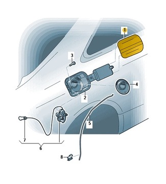 фото thumb №1, Заглушка кришка заливання пального audi q5 8r оригінал