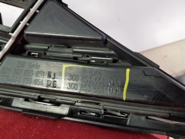 фото thumb №14, 2 volkswagen passat b8 рестайлінг 19- r-line решітка радіатор решітка радіатора 3g0853651dg