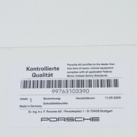 фото thumb №7, Porsche 911 997 передний левый поворотник 99763103390 оригинальная запчасть