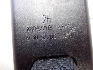 фото thumb №8, Застібка ременя зад dacia duster ii 888427112r