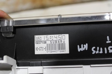 фото thumb №8, Спідометр  манометр subaru forester i sf рестайлінг 2.0 85015fc450