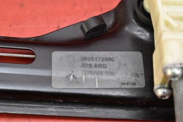 фото thumb №5, Підйомник вікна лівий зад 9676172480 citroen c4 grand picasso 2 ii 13-17