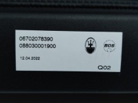 фото thumb №8, Maserati grecale ролета багажника оригінал 06702078390