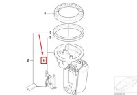 фото thumb №8, Mini s cabrio r52 насос пального з датчиком рівня пального 16146765121