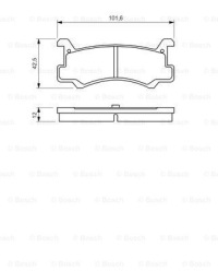 фото thumb №4, Тормозные диски тормозные колодки задняя bosch mazda mx-3