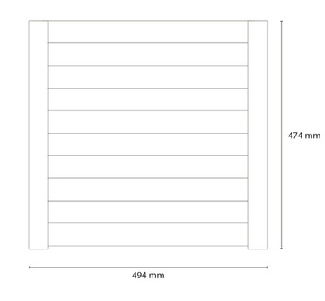 Мебельные фасады Двери Размеры 49,4 см x 47,4 см