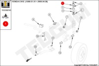фото thumb №3, Подушка амортизатор. honda t. civic vii le/pr kpl