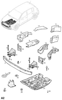 Купить 13362604 оригинальный номер opel оригинальная защита двигателя, фото thumb