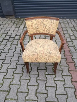 4 стула + кресло - арт-деко - винтажный дизайн - Thonet