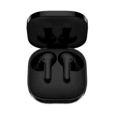 Bezprzewodowe słuchawki douszne Wbudowane 4 mikrofony z bezprzewodowym etui do ładowania Bluetooth, czarne