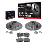 фото thumb №1, Гальмівні диски з підшипниками + гальмівні колодки набір задня renault megane iii abs 260mm