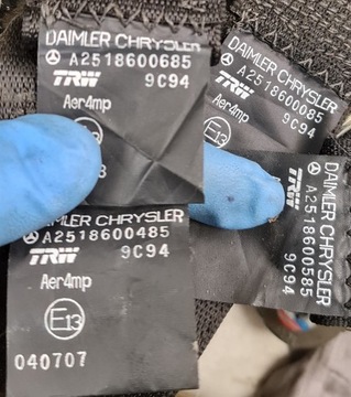 фото thumb №7, Панель консоль ремни подушка безопасности mercedes w251 комплект