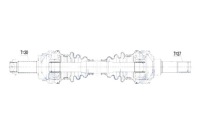 фото thumb №11, Полуось приводная bmw 5gt 520d 09- 730i 09- atm задняя левая nty
