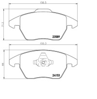 фото thumb №8, Набір гальмівні диски гальмівні 302mm + гальмівні колодки перед peugeot 308 i tez sw 2007-2014