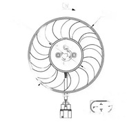 фото thumb №1, Вентилятор радиатор 400w 47970 nrf audi a3 q3