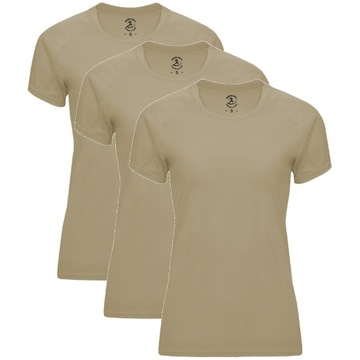 Установите 3pcs Thermoactive Sports Jerk для бега Mild Sandy M