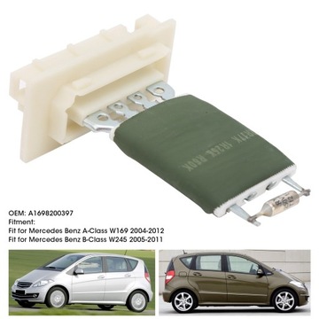 фото thumb №13, Резистор вентилятор a1698200397 mercedes a b клас w169 w245