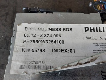 фото thumb №9, Радиопроигрыватель бизнес rds bmw 5 e39 8374998 65128374998