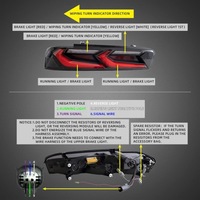 фото thumb №6, Chevrolet camaro 2016- лампа лампы задняя led комплект vland red + задний ход eu