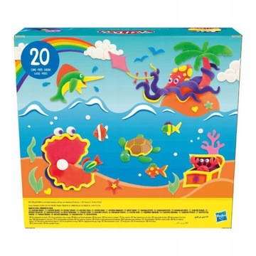БОЛЬШОЙ НАБОР ПЛАСТИКОВЫХ ТРУБИК MASTE XXL 20 ЦВЕТОВ CASTRY PLAY-DOH PLAYDOH