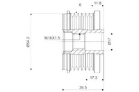 фото thumb №2, Колесо пасове генератора ford 1,4tdci fiesta fusion