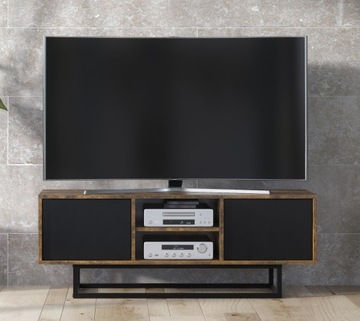 LOFT INDUSTRIAL TV RTV ШКАФ СТОЛИК ЧЕРНЫЙ LFT001