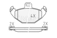 фото thumb №3, Гальмівні колодки ham.renault laguna