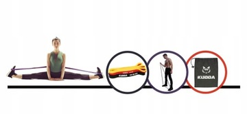 НАБОР ИЗ 3 эспандеров POWERBAND EXERCISE BANDS