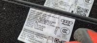 фото thumb №10, Rs5 8w lift a5 килимок килимки задня задні 2 штуки 8w0864450e a4 b9 8w s4