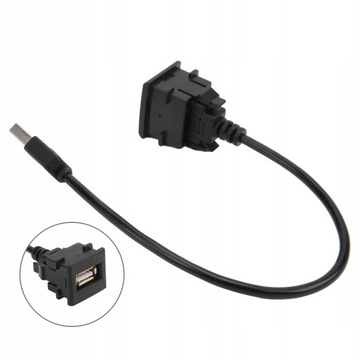 Przedłużenie gniazda USB z męskiego na żeńskie