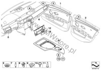 фото thumb №16, Bmw e60 e61 lci рестайлинг планки декоративный декоры панели дверь алюминий alu шлиф