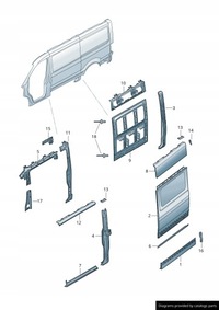 фото thumb №6, Рама дахова vw crafter 2 ii man 7c0 7c0810197b