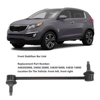 фото thumb №8, Соединитель стабилизатора передний 54830 1s000 стабилизатор o wysokiej e6