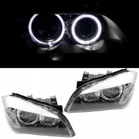 Купити Bmw x1 e84 кільця led ліхтарі  фари передні led чорний  depo кільця, фото thumb