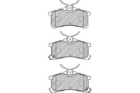 фото thumb №1, Ferodo fdb1895 набор тормозных колодок тормозных, тормоза дисковые